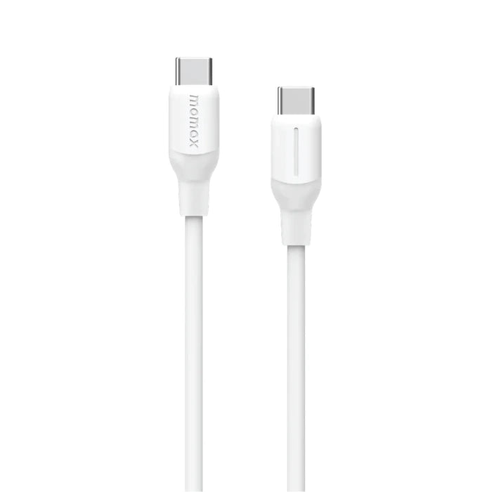 Momax 1-Link Flow CC 100W USB-C Braided Cable 2m | White Momax 1-Link Flow CC 100W USB-C Braided Cable 2m | White
